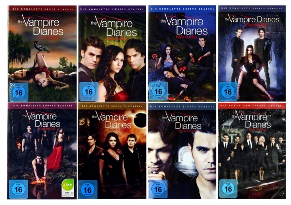 The Vampire Diaries - Staffel 1-8 (Die komplette Serie)